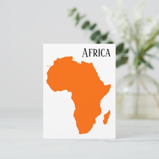 Afrika Postkarte (Stehend Vorderseite)