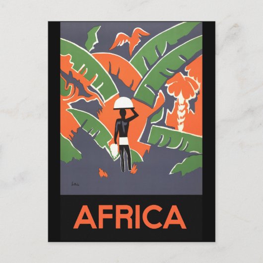 Afrika Postkarte (Vorderseite)