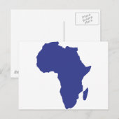 Afrika Postkarte (Vorne/Hinten)