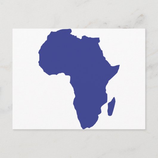 Afrika Postkarte (Vorderseite)