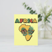 Afrika Postkarte (Stehend Vorderseite)
