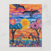 Afrika Postkarte (Vorderseite)