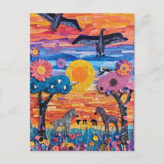 Afrika Postkarte (Vorderseite)