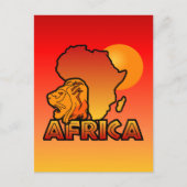 Afrika Postkarte (Vorderseite)