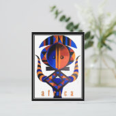 Afrika Postkarte (Stehend Vorderseite)