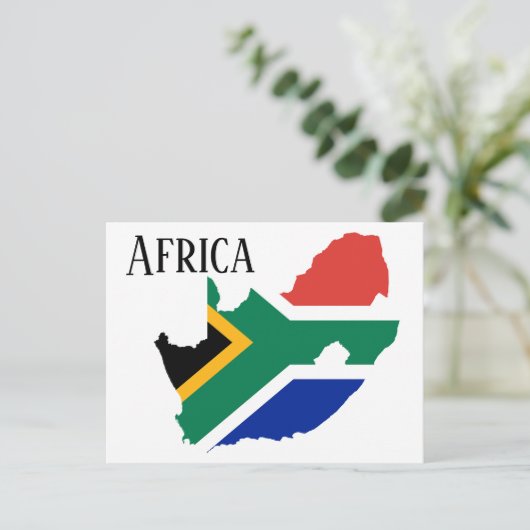 Afrika Postkarte (Stehend Vorderseite)