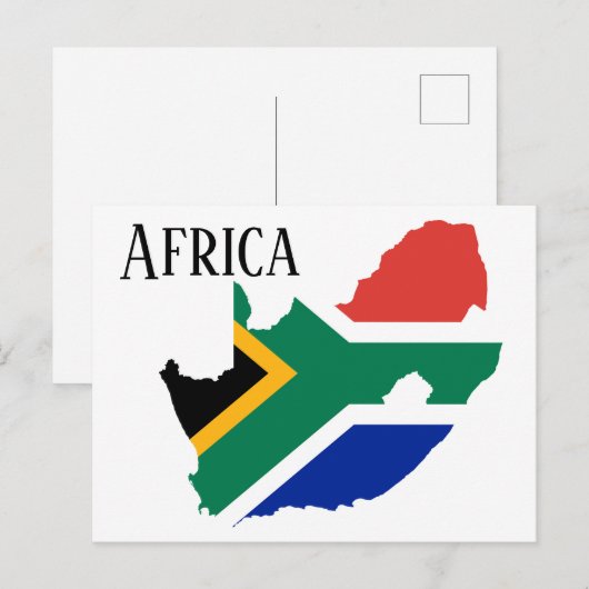 Afrika Postkarte (Vorne/Hinten)