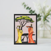 Afrika Postkarte (Stehend Vorderseite)