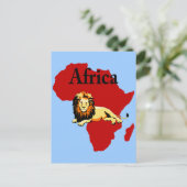 Afrika Postkarte (Stehend Vorderseite)