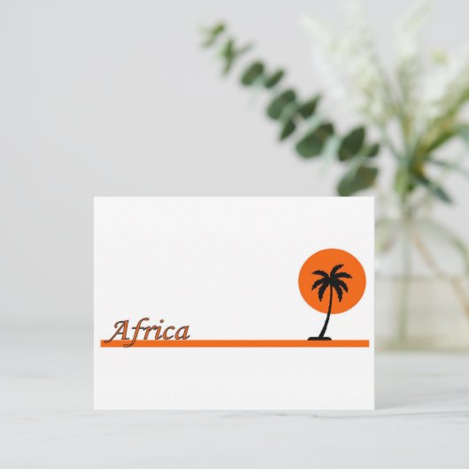 AFRIKA POSTKARTE (Stehend Vorderseite)