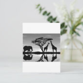 Afrika Postkarte (Stehend Vorderseite)