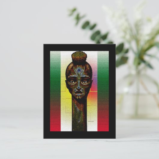 Afrika Postkarte (Stehend Vorderseite)