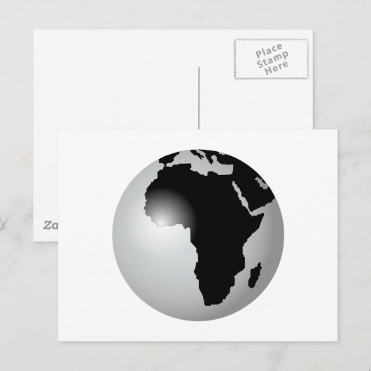 Afrika Postkarte (Vorne/Hinten)