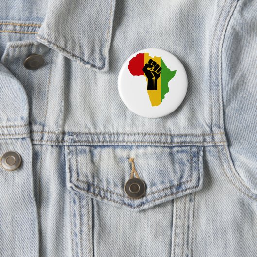 Afrika-Power - Reggae Button (Beispiel)