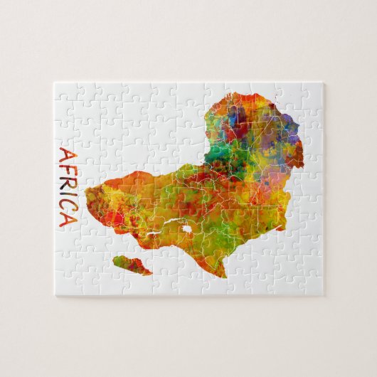 Afrika Puzzle (Horizontal)
