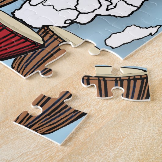 Afrika-Puzzlespiel mit Akachi (110 Stücke) Puzzle (Seite)