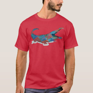 Afrika Raubtier Zoo Wärter Krokodil T-Shirt