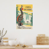 Afrika Reise Kunst Angola Poster Afrikanischer Vin (Küche)