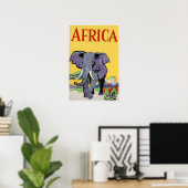 Afrika-Reiseposter Poster (Heimbüro)