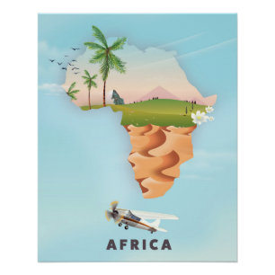 Afrika-Reiseposter Poster