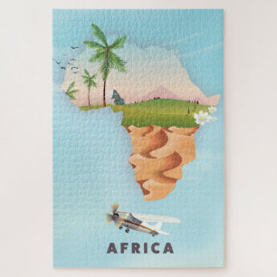 Afrika-Reiseposter Puzzle