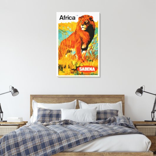 Afrika ~ Sabena Leinwanddruck (Insitu (Schlafzimmer))
