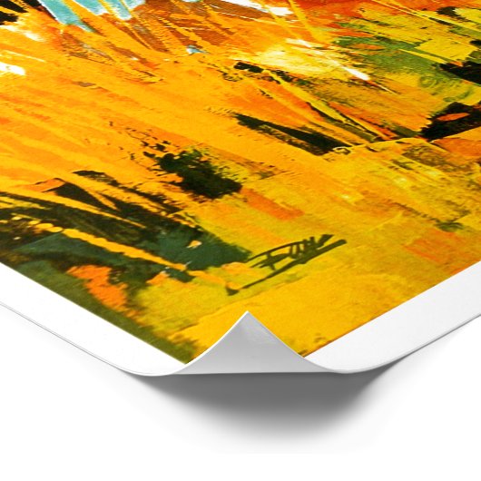 Afrika ~ Sabena Poster (Ecke)