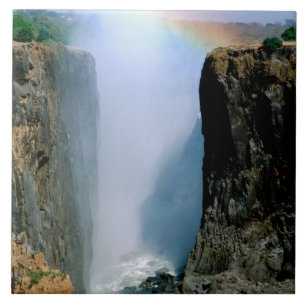 Afrika, Sambia, Victoria-Fälle-Nationalpark. Fliese