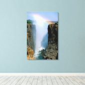 Afrika, Sambia, Victoria Falls National Park. Leinwanddruck (Insitu (Holzboden))