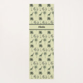 Afrika-Savanne-Muster, individuell Yogamatte (Rückseite)