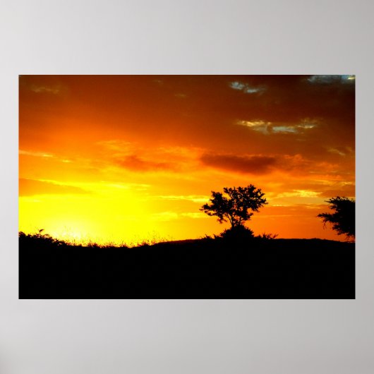 Afrika schläft poster (Vorne)