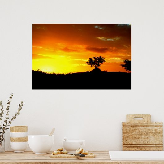 Afrika schläft poster (Küche)