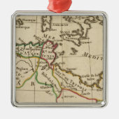 Afrika-Schule Silbernes Ornament (Vorne)