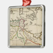 Afrika-Schule Silbernes Ornament (Links)