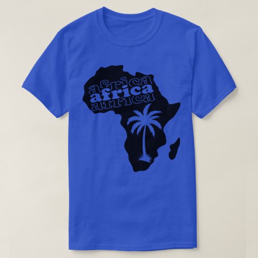 Afrika schwarz T-Shirt (Design vorne)