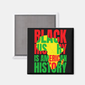 Afrika Schwarze Geschichte Amerikanische Geschicht Magnet (Vorderseite/Rückseite)