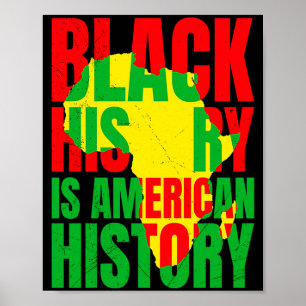 Afrika Schwarze Geschichte Amerikanische Geschicht Poster