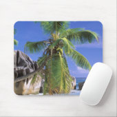 Afrika, Seychellen, La Digue Insel. Granit 2 Mousepad (Mit Mouse)