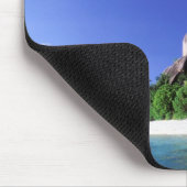 Afrika, Seychellen, La Digue Island. Granit 3 Mousepad (Ecke)