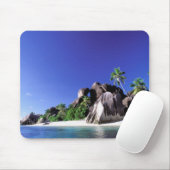 Afrika, Seychellen, La Digue Island. Granit 3 Mousepad (Mit Mouse)