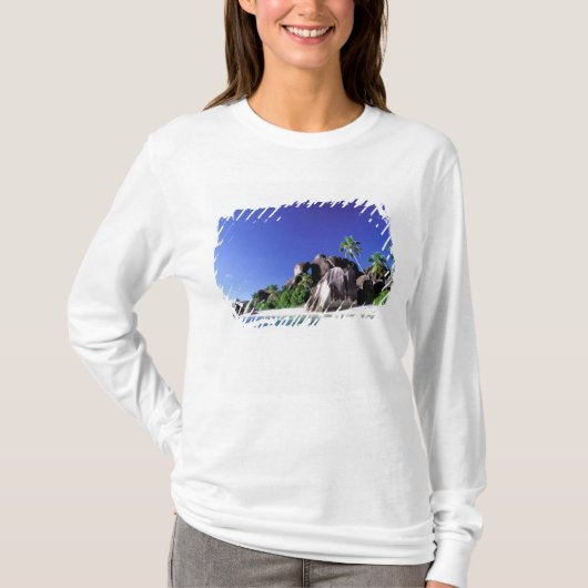 Afrika, Seychellen, La Digue Island. Granit 3 T-Shirt (Vorderseite)