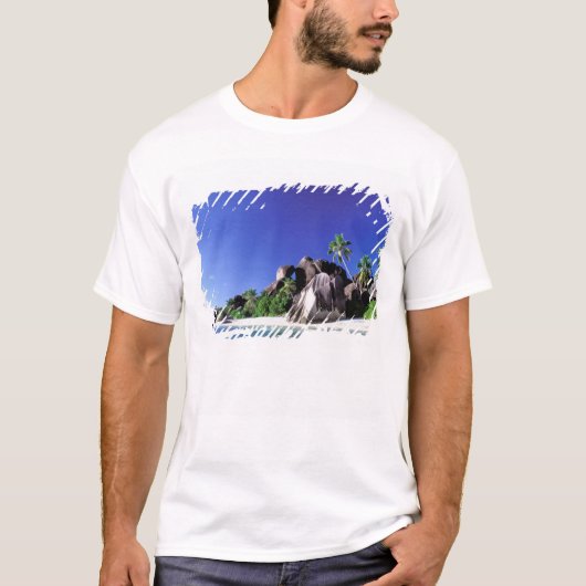 Afrika, Seychellen, La Digue Island. Granit 3 T-Shirt (Vorderseite)