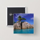 Afrika, Seychellen, La Digue Island. Granit Button (Vorne & Hinten)