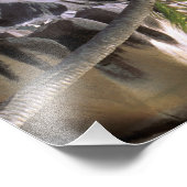 Afrika, Seychellen, La Digue Island. Granit Fotodruck (Ecke)