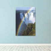 Afrika, Simbabwe, Victoria Falls Leinwanddruck (Insitu (Holzboden))