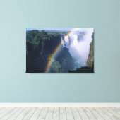 Afrika, Simbabwe. Victoria Falls Leinwanddruck (Insitu (Holzboden))