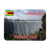 Afrika - Simbabwe - Victoria Falls Magnet (Horizontal)