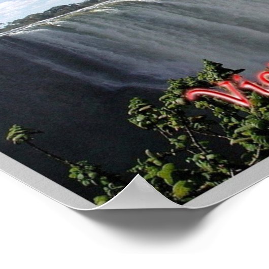 Afrika - Simbabwe - Victoria Falls Poster (Ecke)