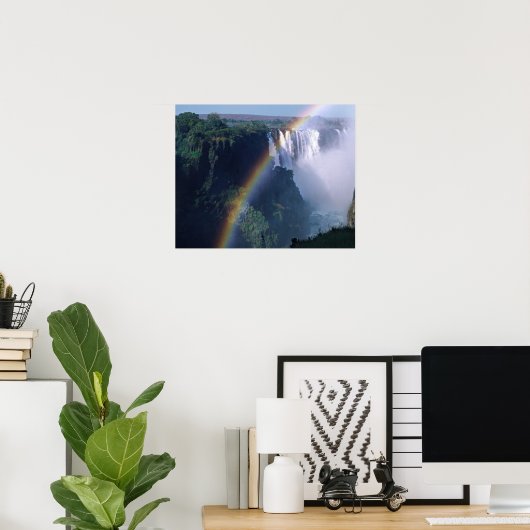 Afrika, Simbabwe. Victoria Falls Poster (Heimbüro)