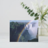 Afrika, Simbabwe. Victoria Falls Postkarte (Stehend Vorderseite)